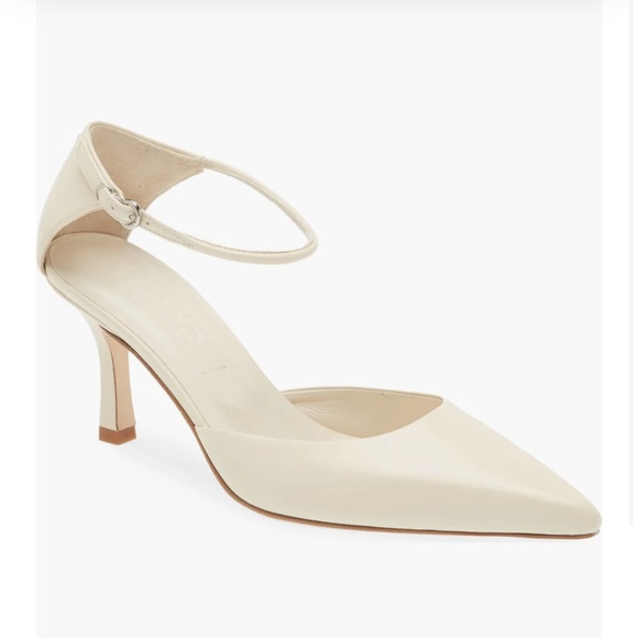 AEYDE Selma cream leather color Pointed Toe Pump (Women) SIZE 37 - Picture 4 of 13